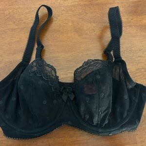 Elegant Black Lace Bra